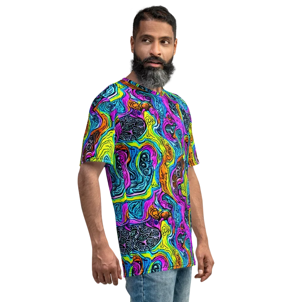Prism Reef on Men's Crew Neck T-Shirt — Right