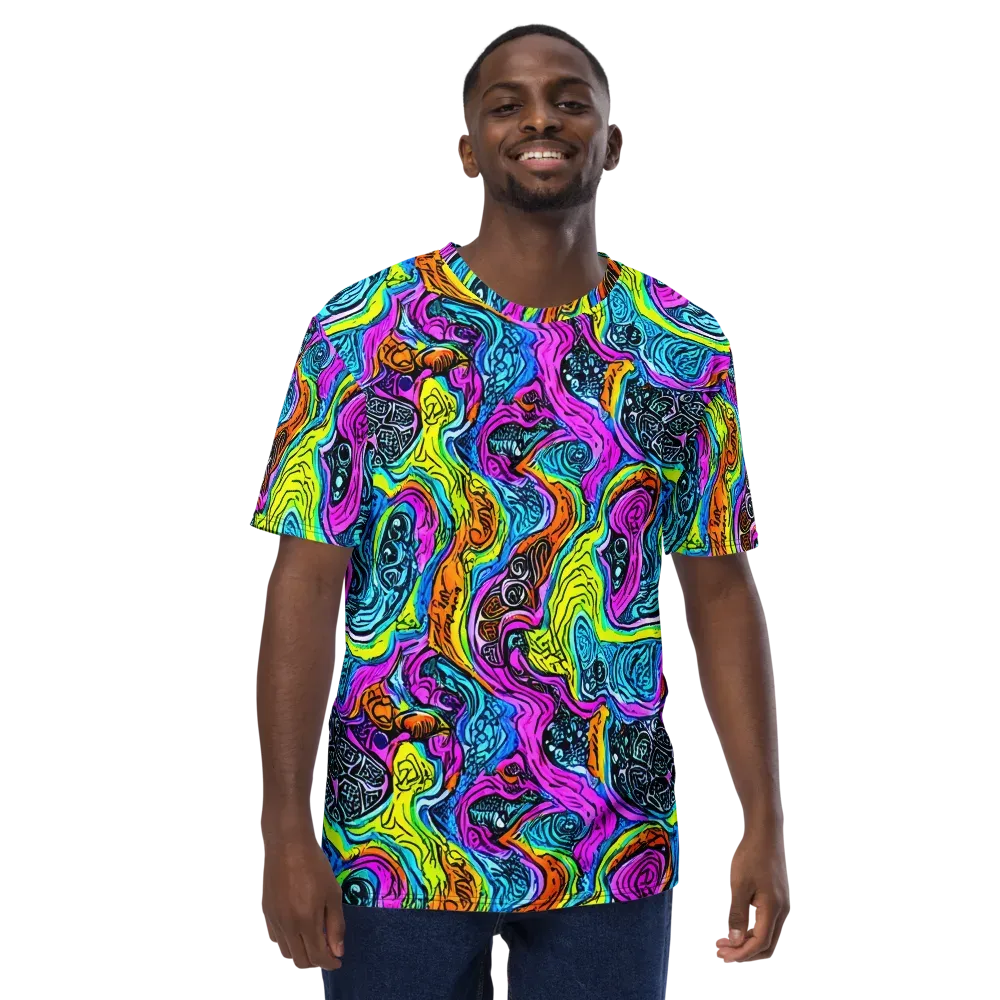 Prism Reef on Men's Crew Neck T-Shirt — Front