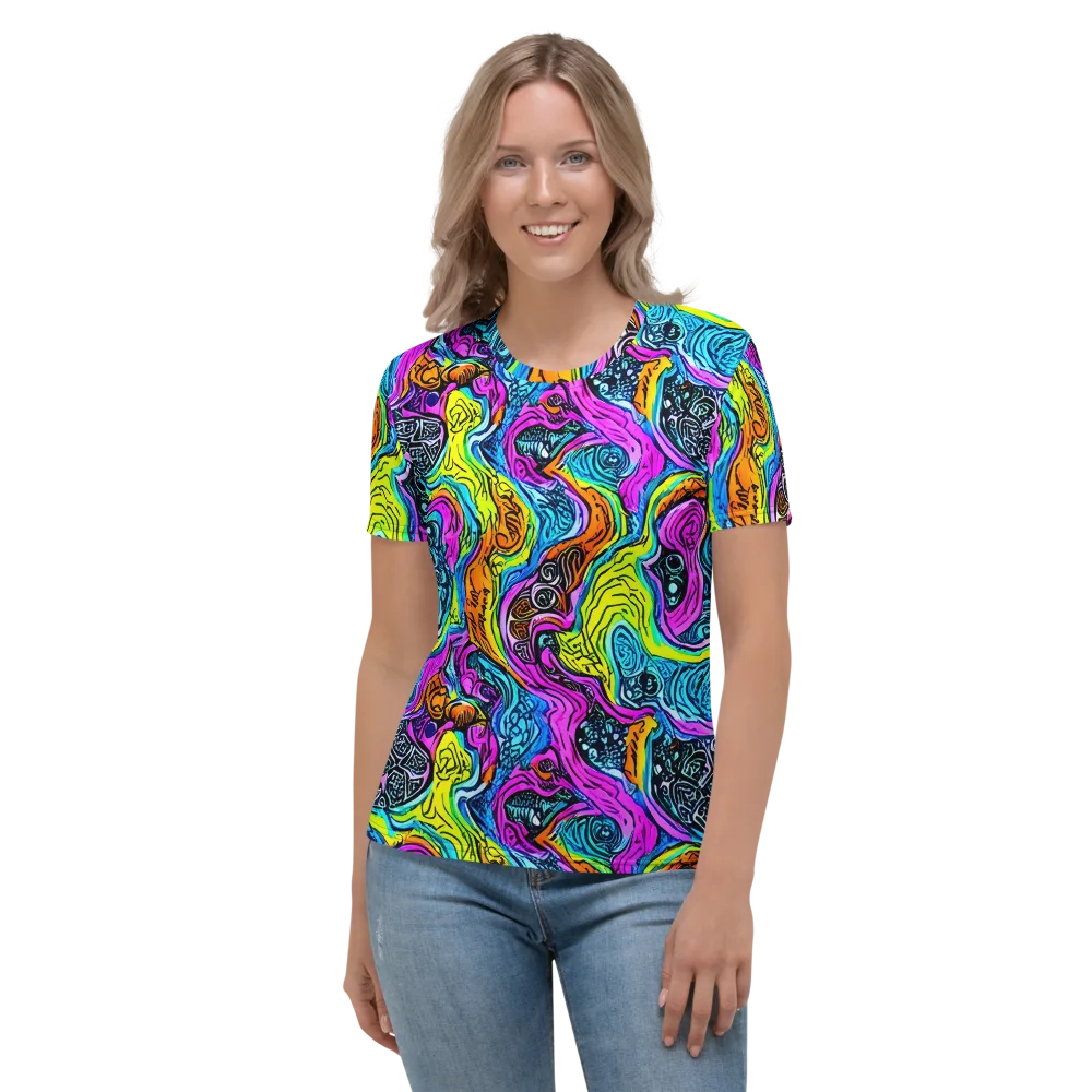 Prism Reef on Women's Crew Neck T-Shirt — Front