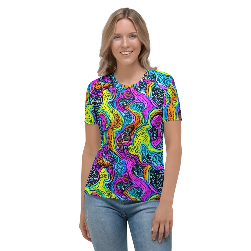 Prism Reef on Women's Crew Neck T-Shirt — Front