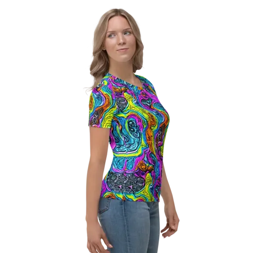 Prism Reef on a Women's Crew Neck T-Shirt