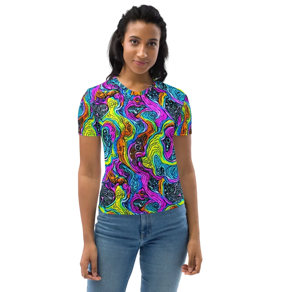 Prism Reef on Women's Crew Neck T-Shirt — Front