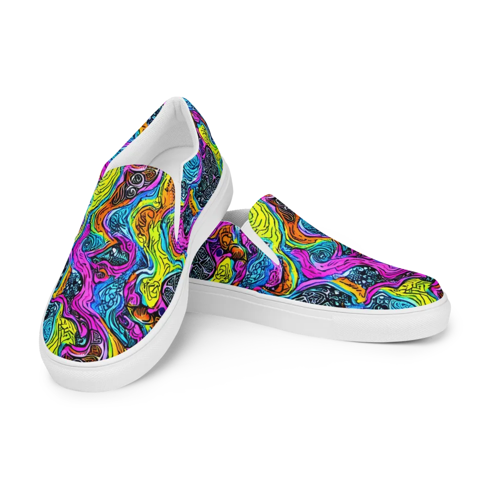 Prism Reef on Men's Slip-On Canvas Shoes — Left Front