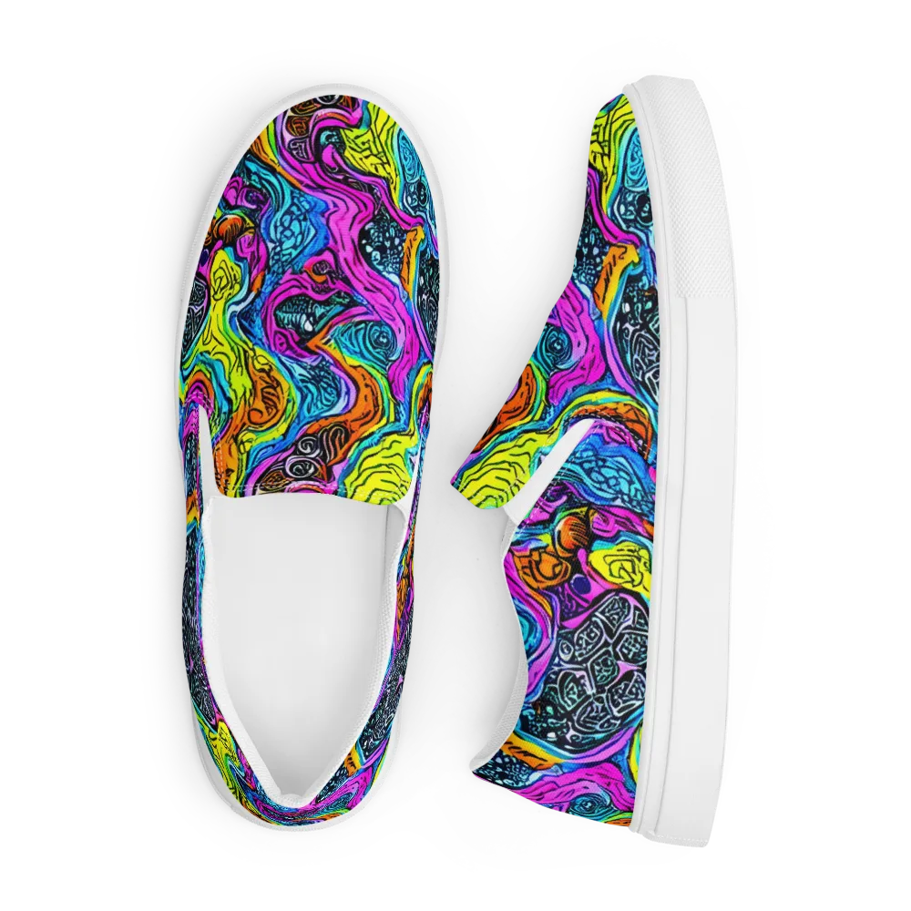 Prism Reef on Men's Slip-On Canvas Shoes — Front