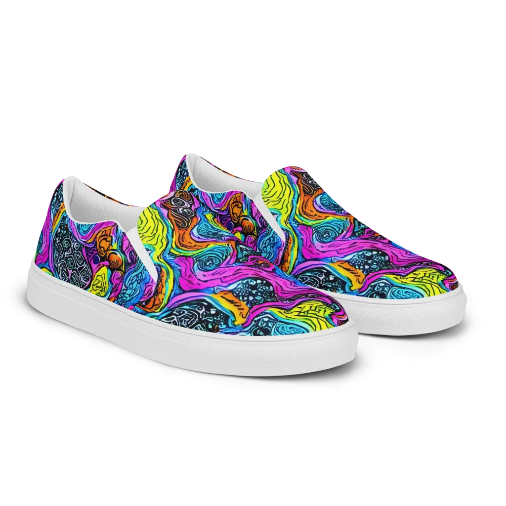 Prism Reef on Women's Slip-On Canvas Shoes — Right Front