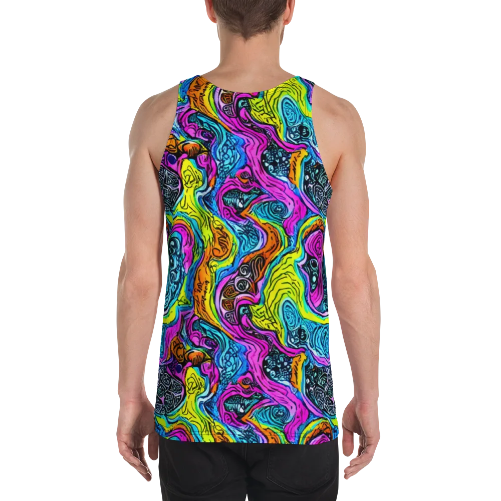 Prism Reef on Men's Tank Top — Back