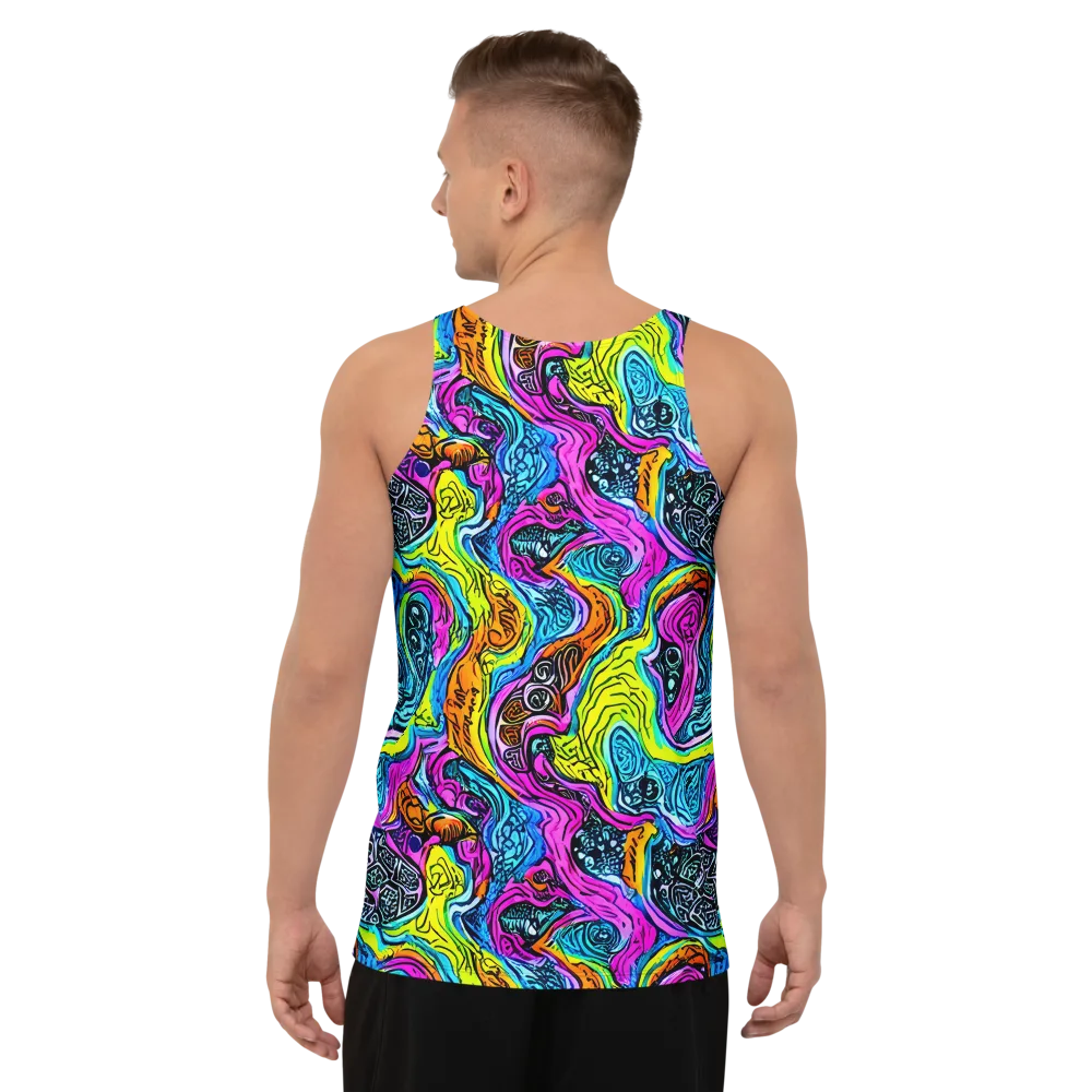 Prism Reef on Men's Tank Top — Back