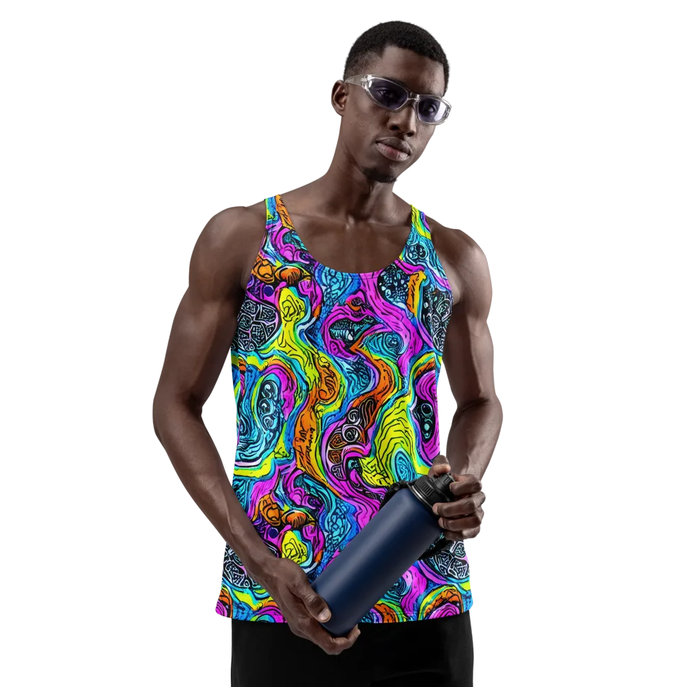 Prism Reef on Men's Tank Top — Front