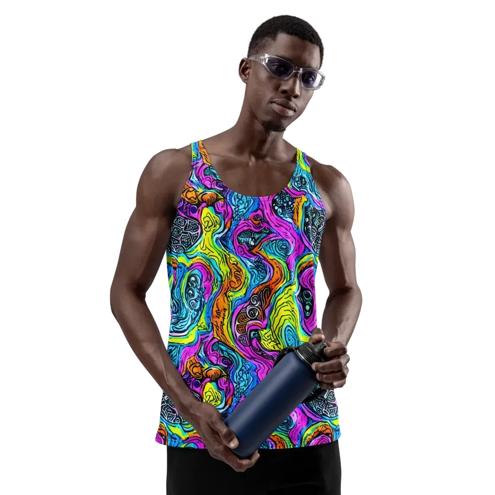 Prism Reef on Men's Tank Top — Front