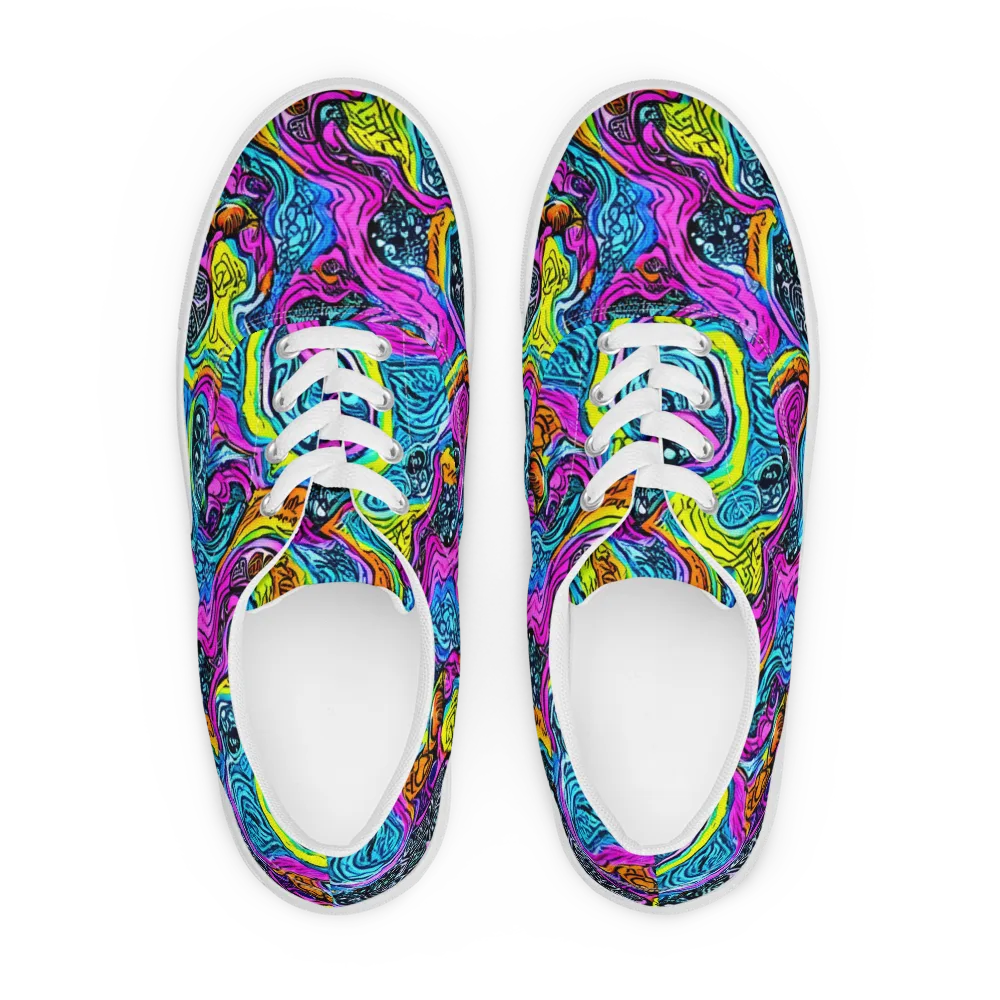 Prism Reef on Men's Lace-Up Canvas Shoes — Front