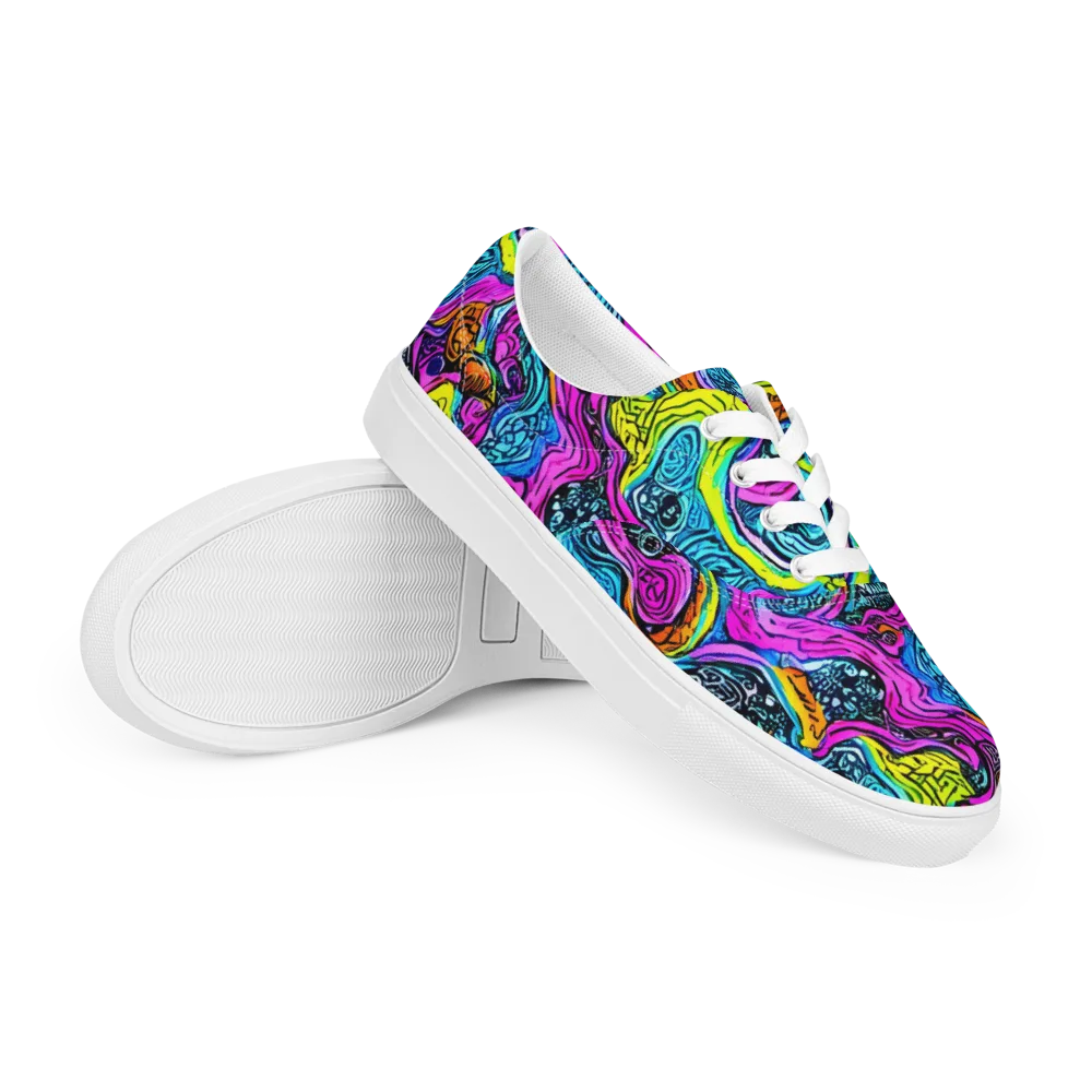 Prism Reef on Men's Lace-Up Canvas Shoes — Right Front