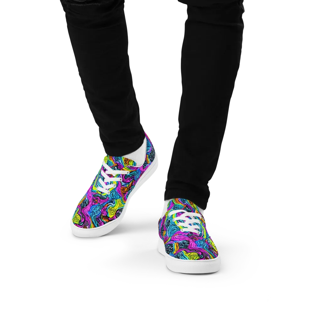 Prism Reef on Men's Lace-Up Canvas Shoes — Front