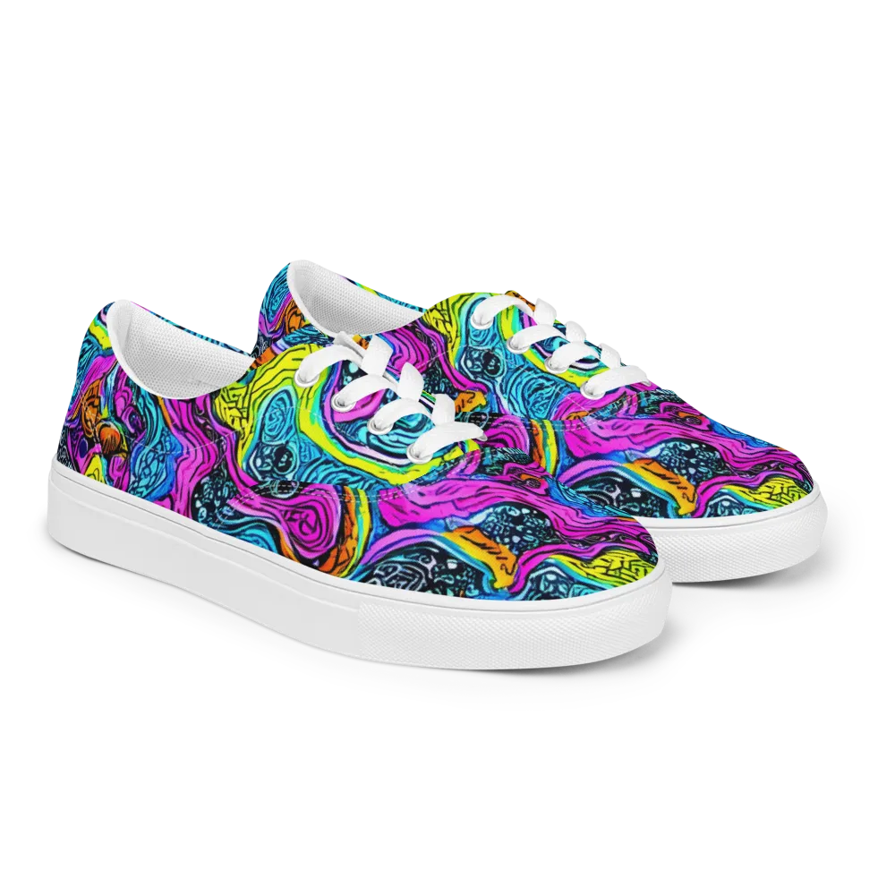 Prism Reef on Men's Lace-Up Canvas Shoes — Right Front