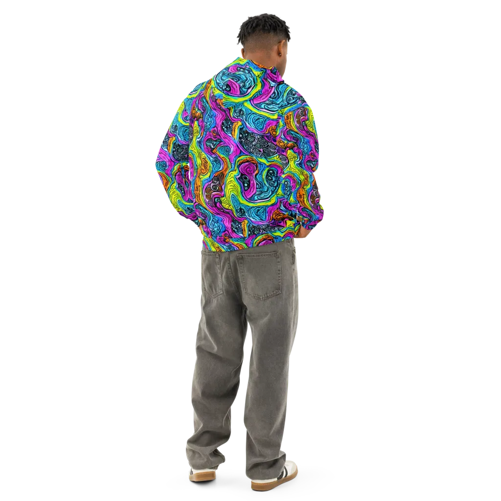 Prism Reef on Cotton Hoodie — Back