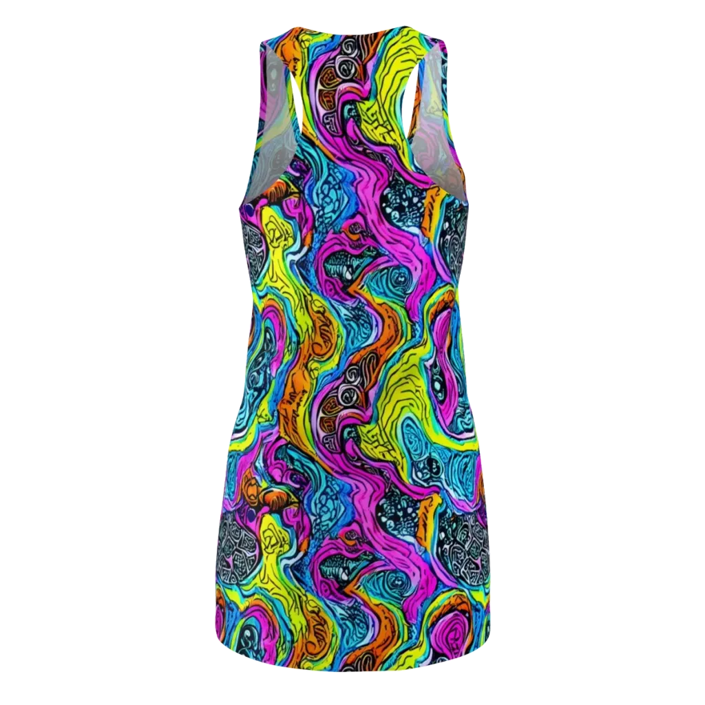 Prism Reef on Racerback Dress — Back