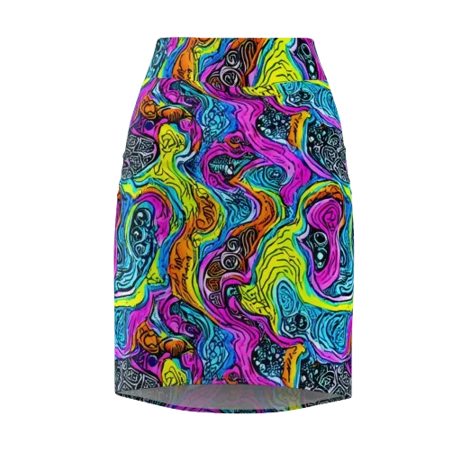 Prism Reef on a Pencil Skirt