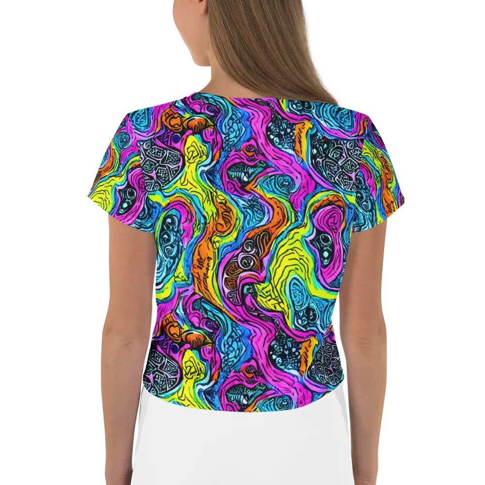 Prism Reef on Crop Tee — Back