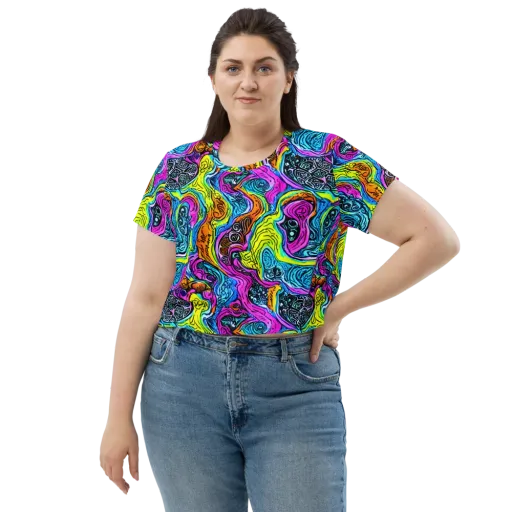 Prism Reef on a Crop Tee