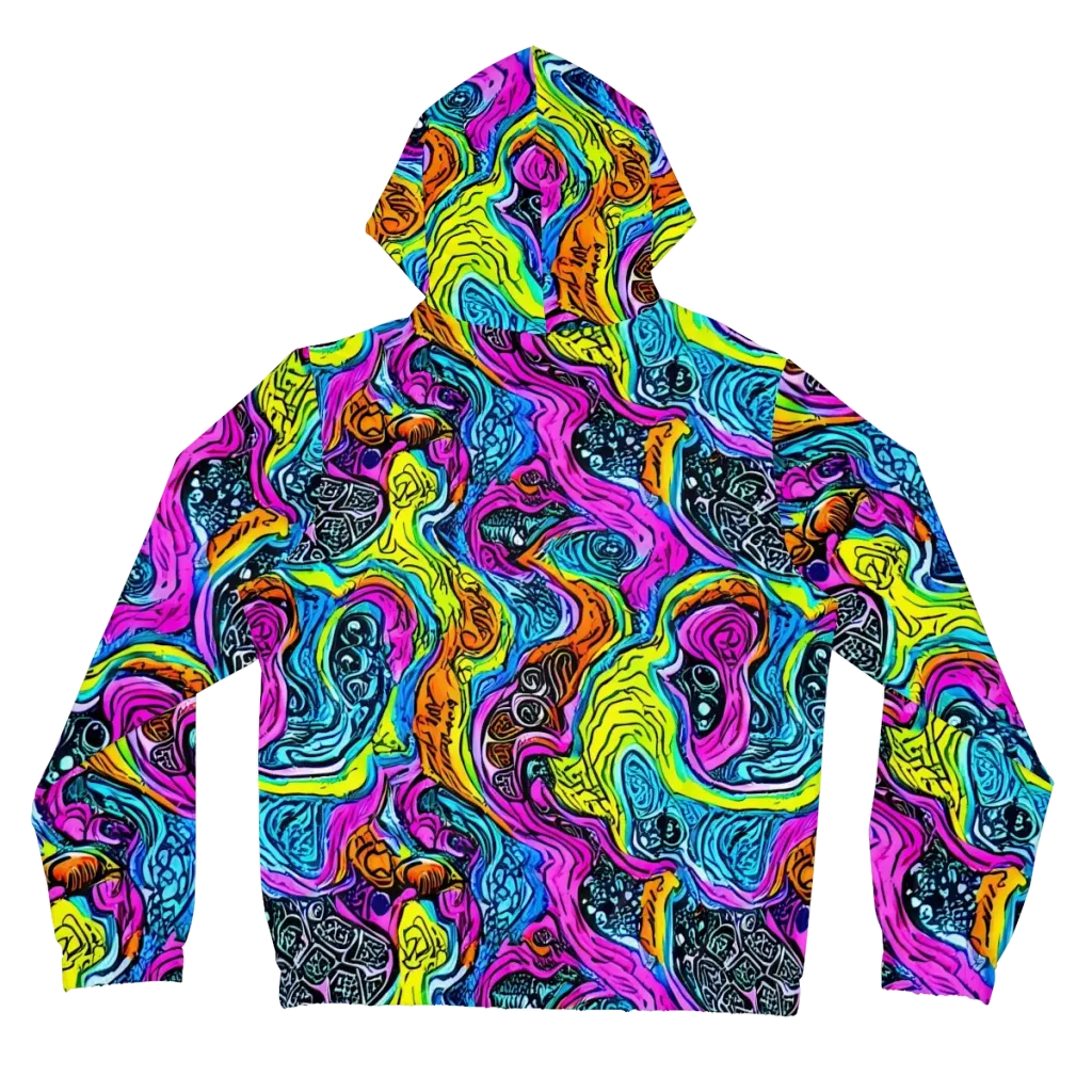 Prism Reef on Women's Full-Zip Hoodie — Back