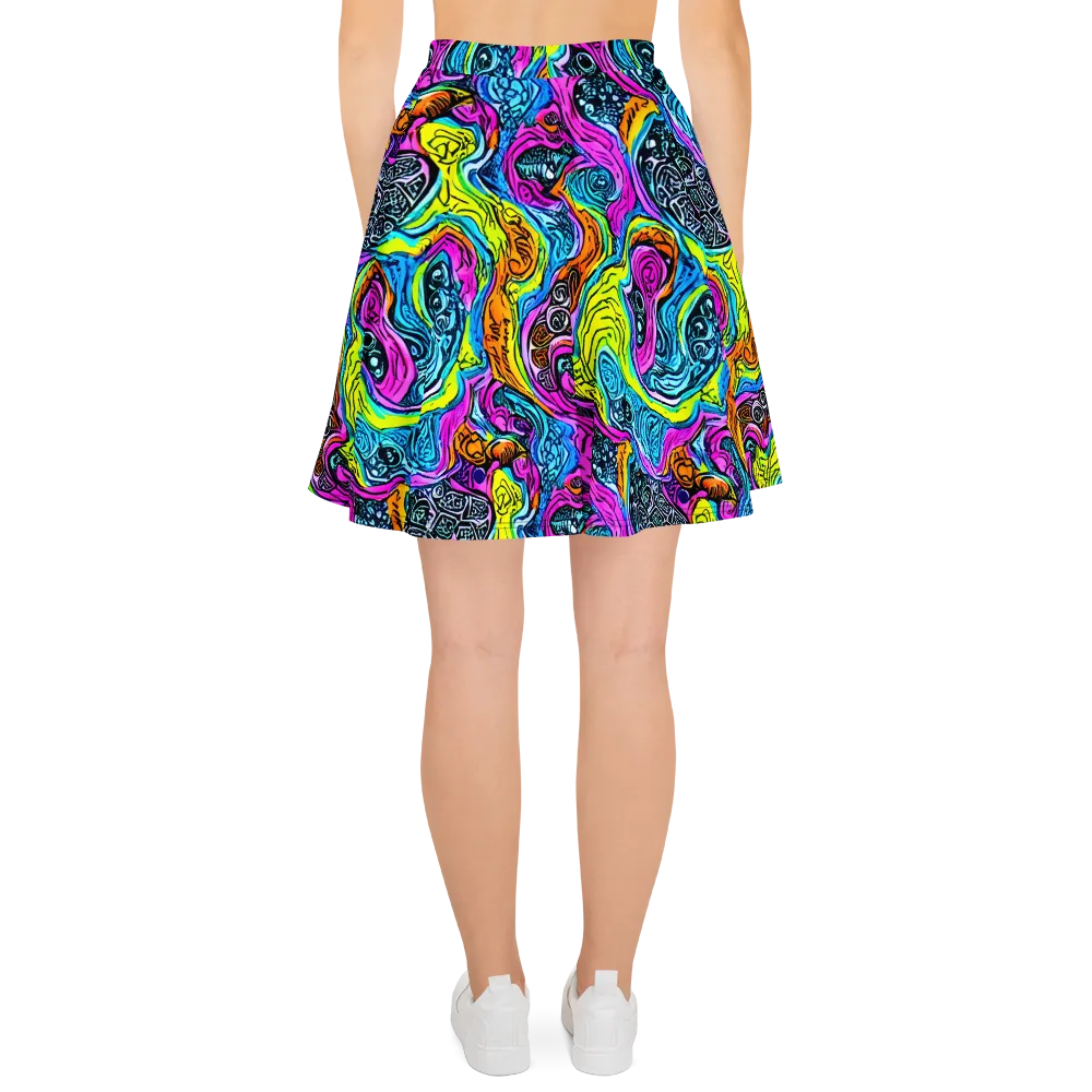 Prism Reef on Skater Skirt — Back