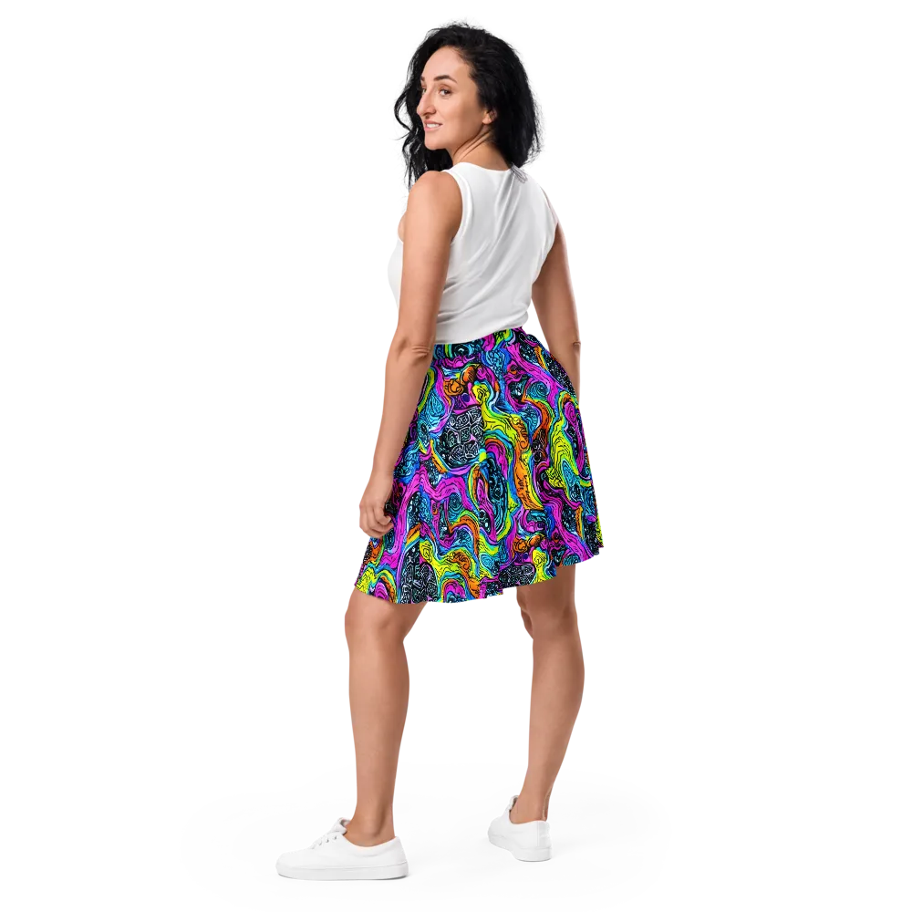 Prism Reef on Skater Skirt — Back