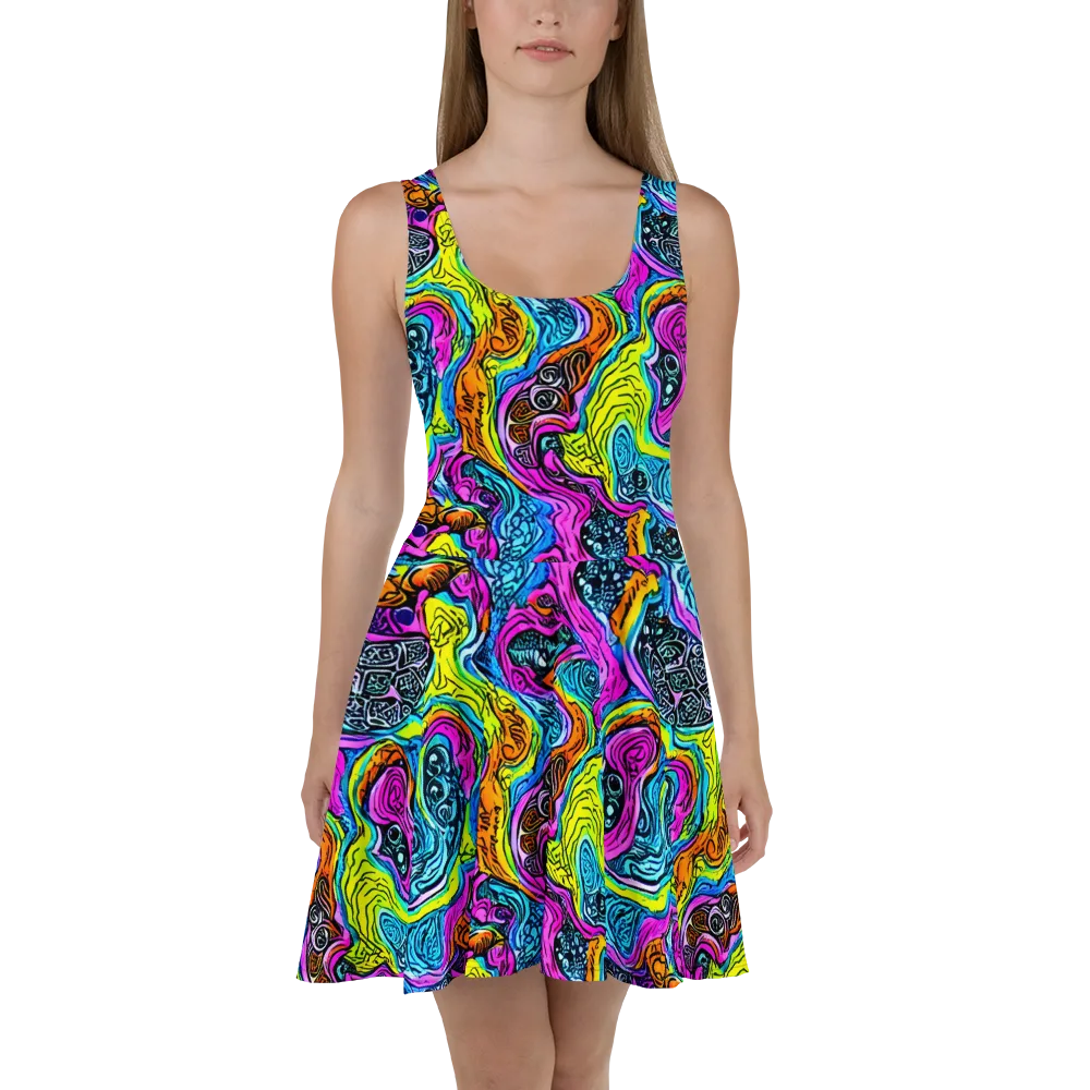 Prism Reef on Skater Dress — Front