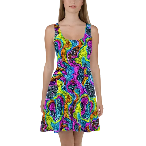 Prism Reef on a Skater Dress