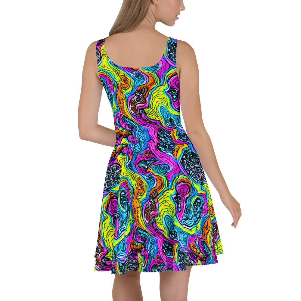 Prism Reef on Skater Dress — Back