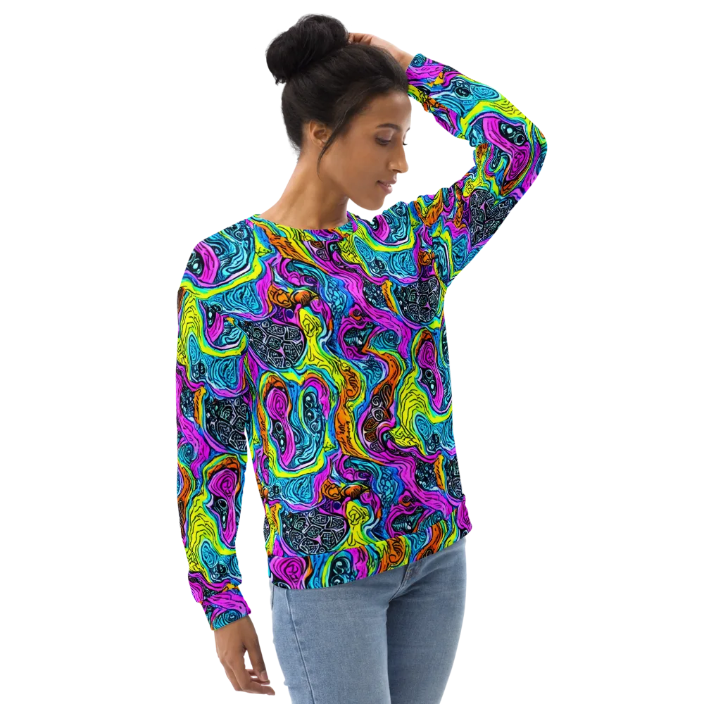 Prism Reef on Sweatshirt — Right Front