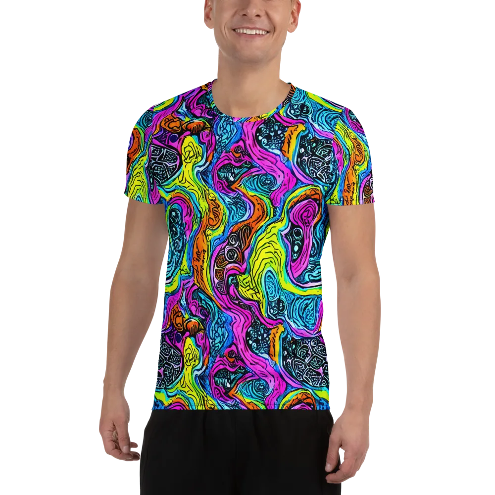 Prism Reef on Men's Athletic T-Shirt — Front