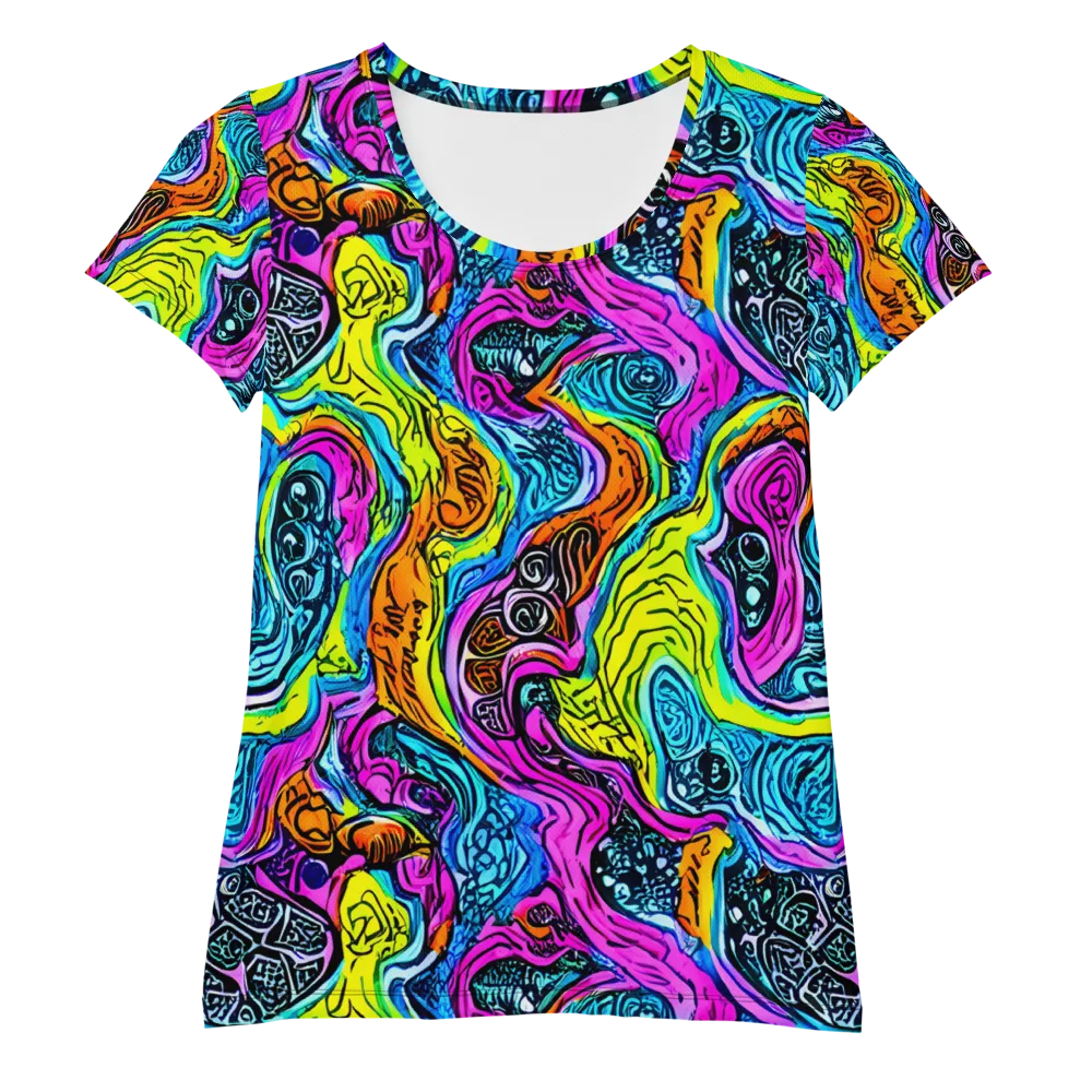 Prism Reef on Women's Athletic T-Shirt — Front