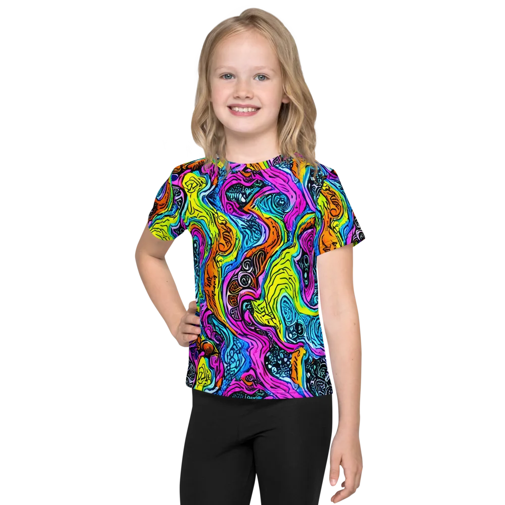 Prism Reef on Kids Crew Neck T-Shirt — Front