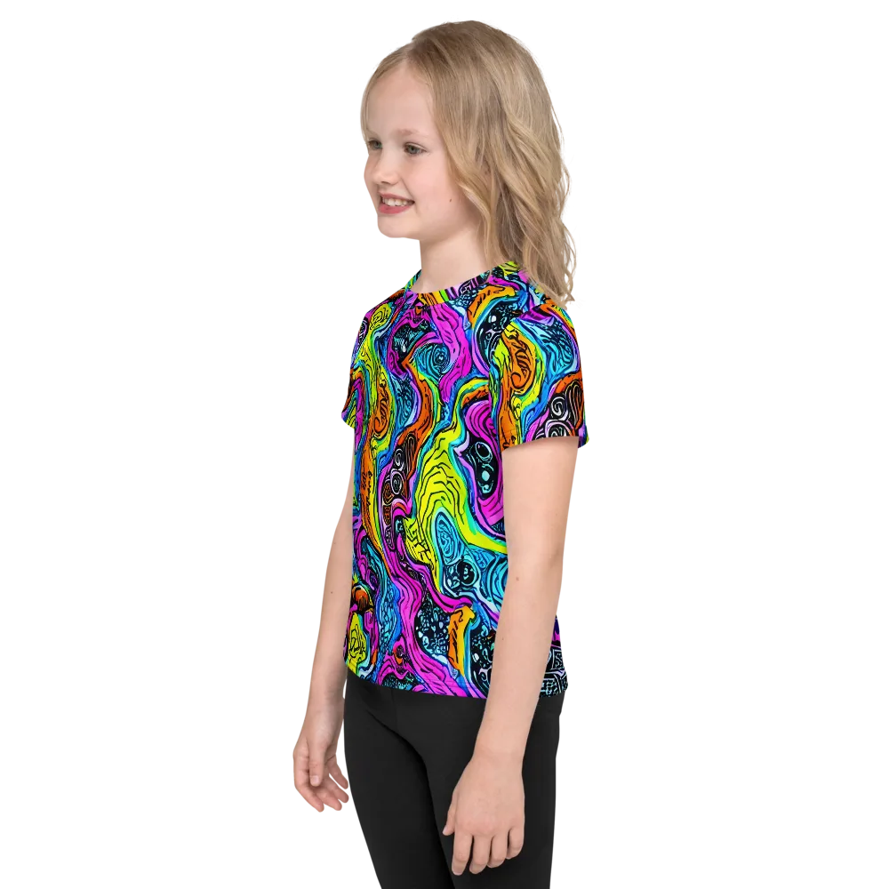 Prism Reef on Kids Crew Neck T-Shirt — Left