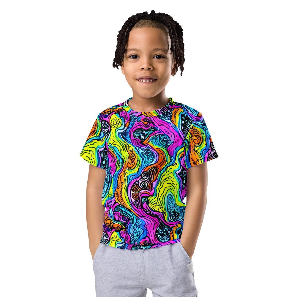 Prism Reef on Kids Crew Neck T-Shirt — Front
