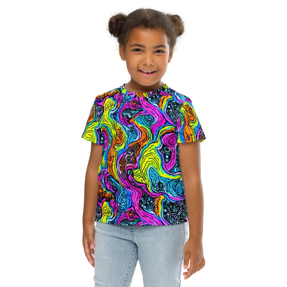 Prism Reef on Kids Crew Neck T-Shirt — Front