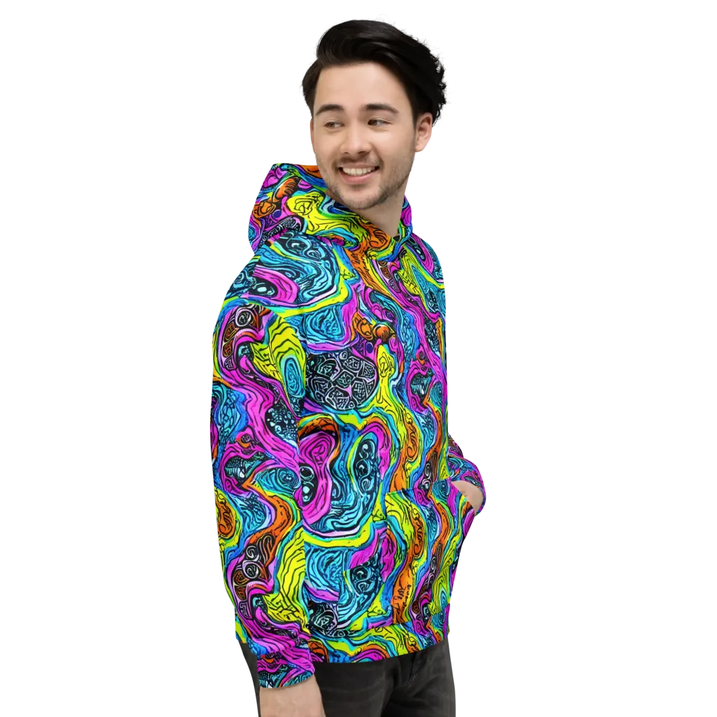 Prism Reef on Hoodie — Right