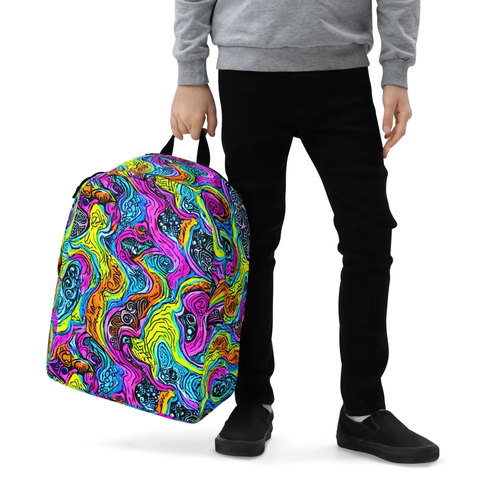 Prism Reef on Minimalist Backpack — Zoomed-in