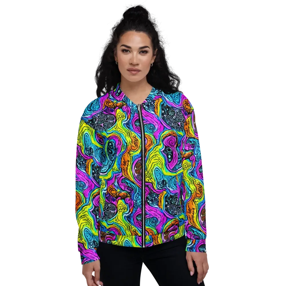 Prism Reef on Bomber Jacket — Front