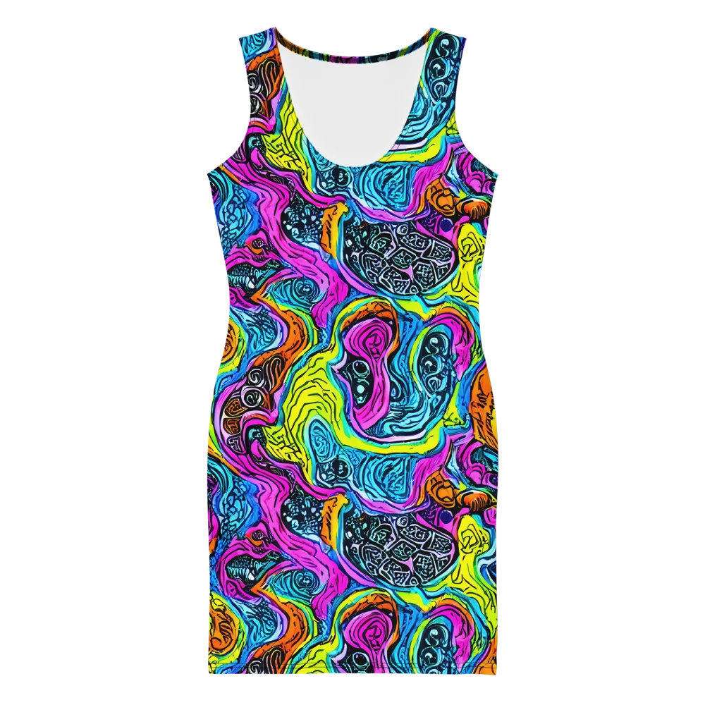 Prism Reef on Bodycon Dress — Front