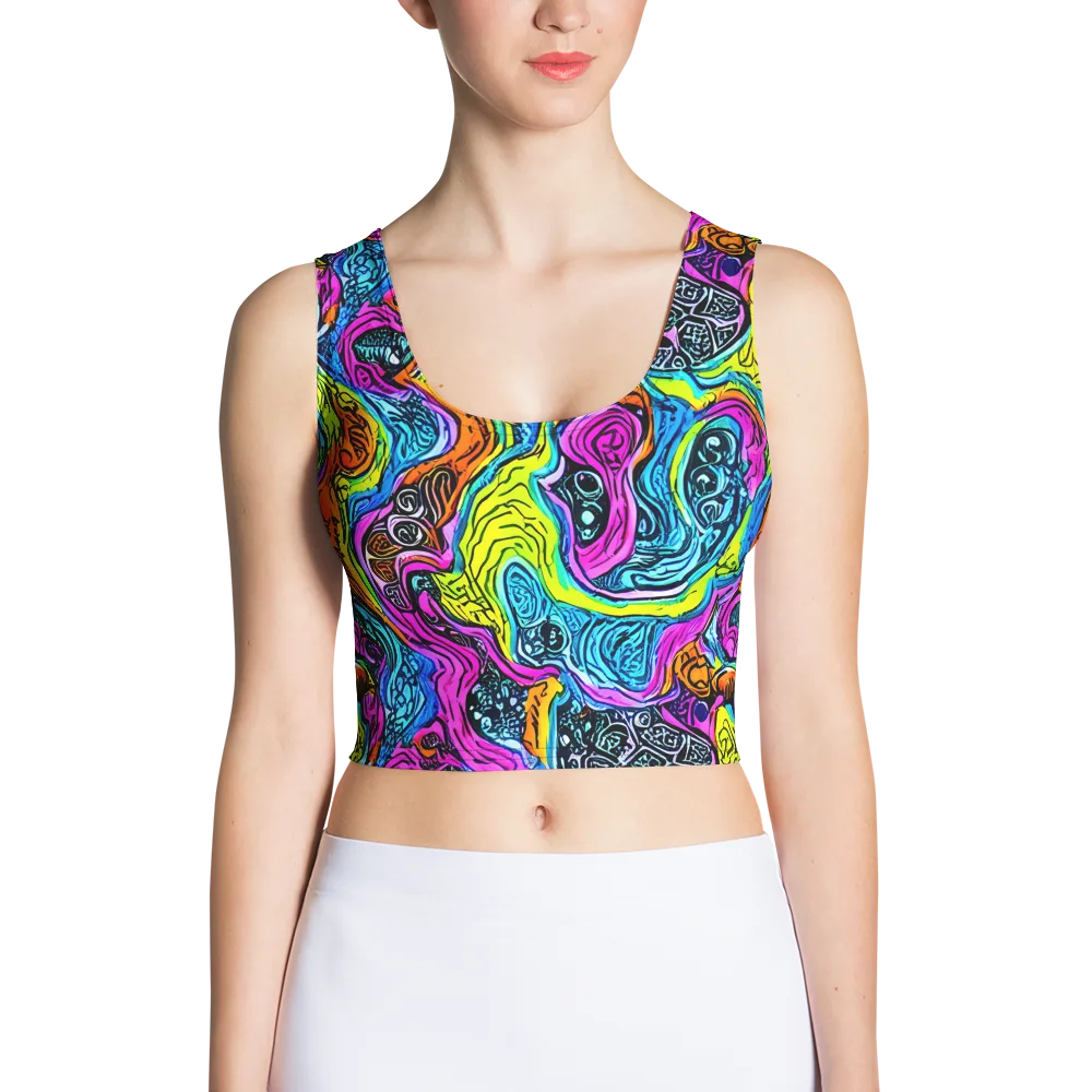 Prism Reef on Crop Top — Front