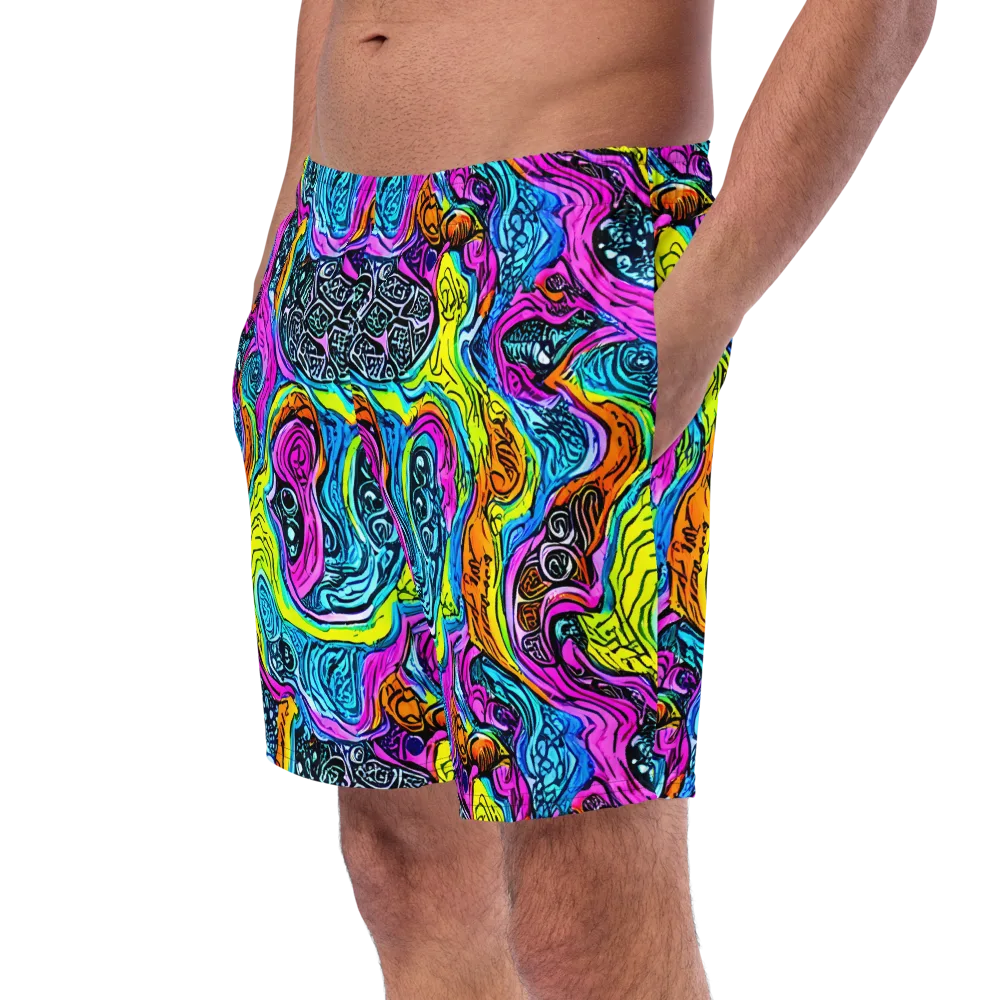 Prism Reef on Swim Trunks — Left Front