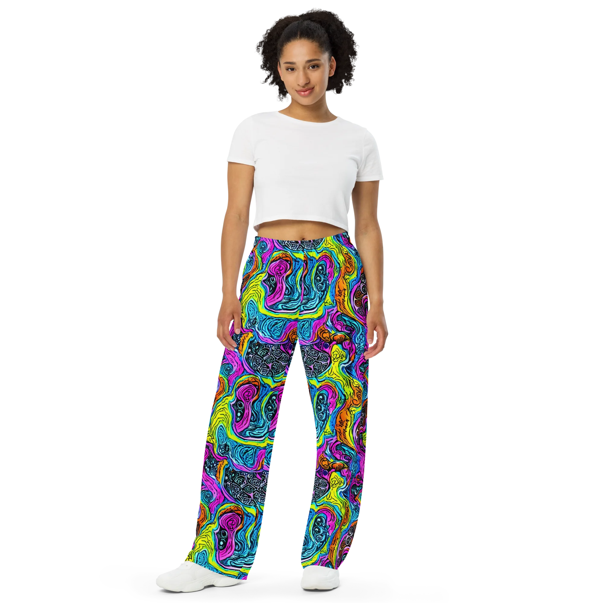 Prism Reef on Wide-Leg Pants — Front
