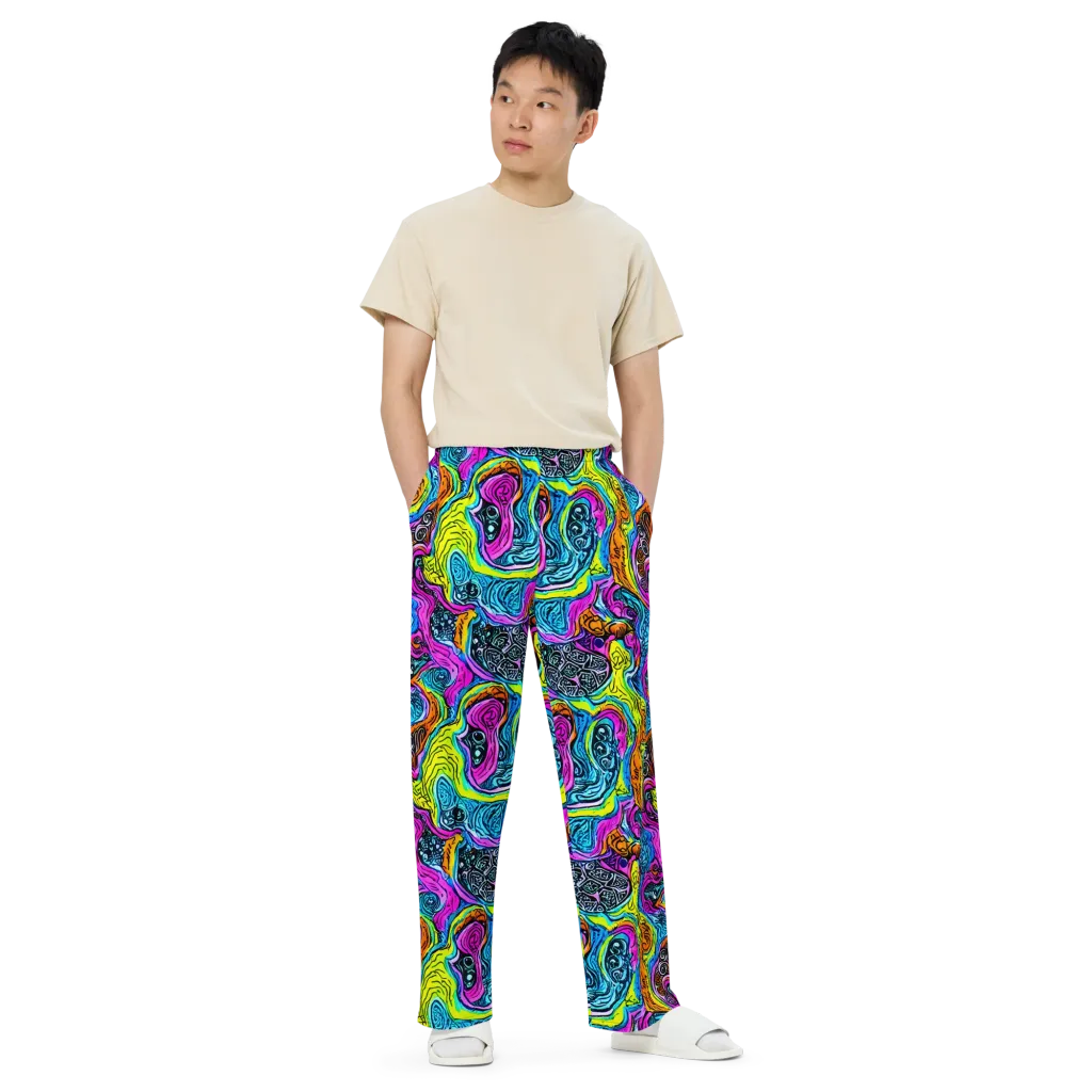 Prism Reef on Wide-Leg Pants — Front