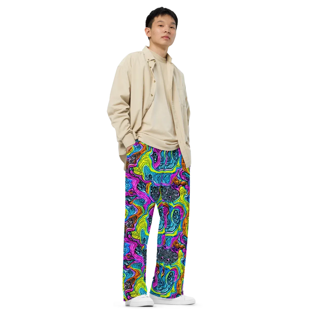 Prism Reef on Wide-Leg Pants — Right Front