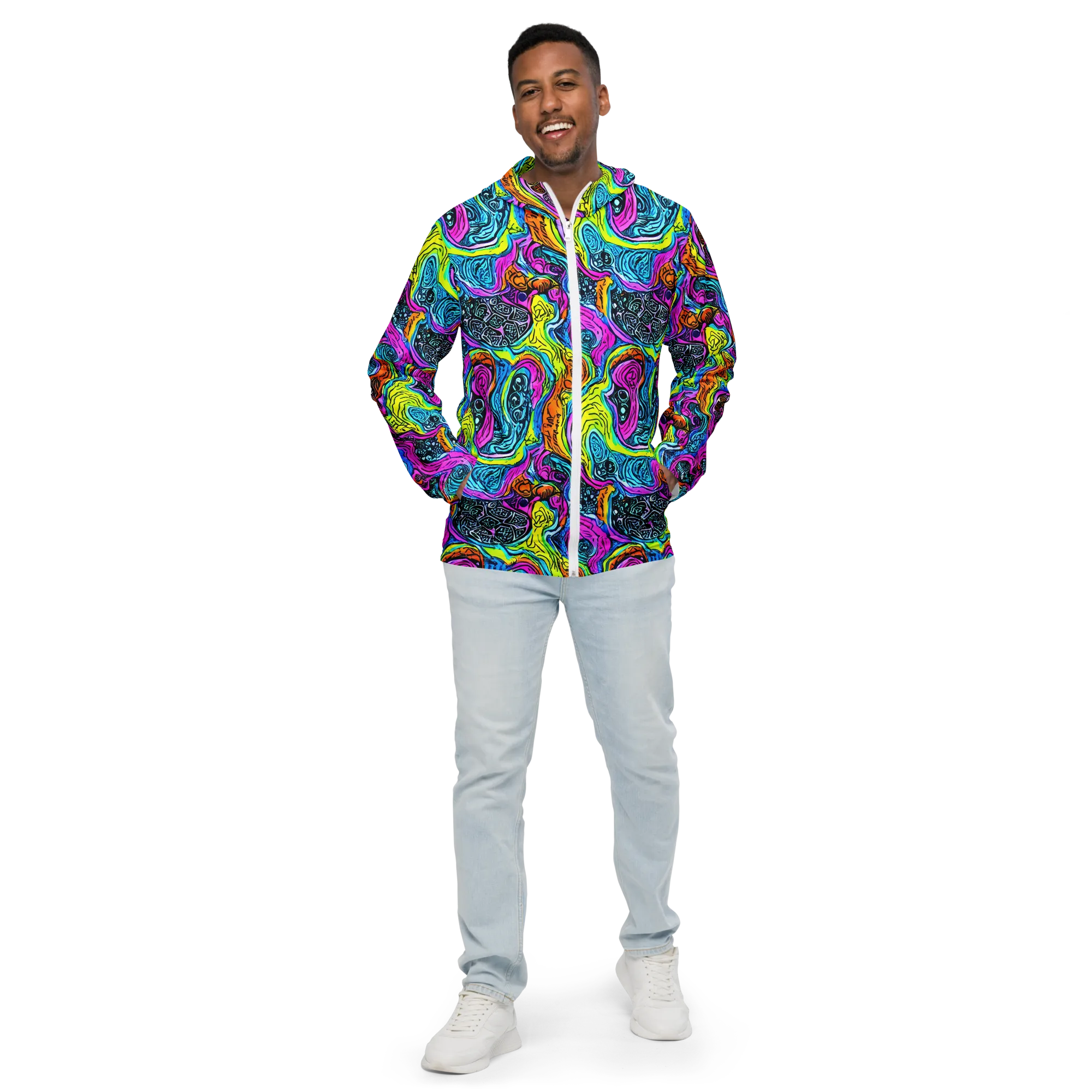 Prism Reef on Men's Windbreaker — Front