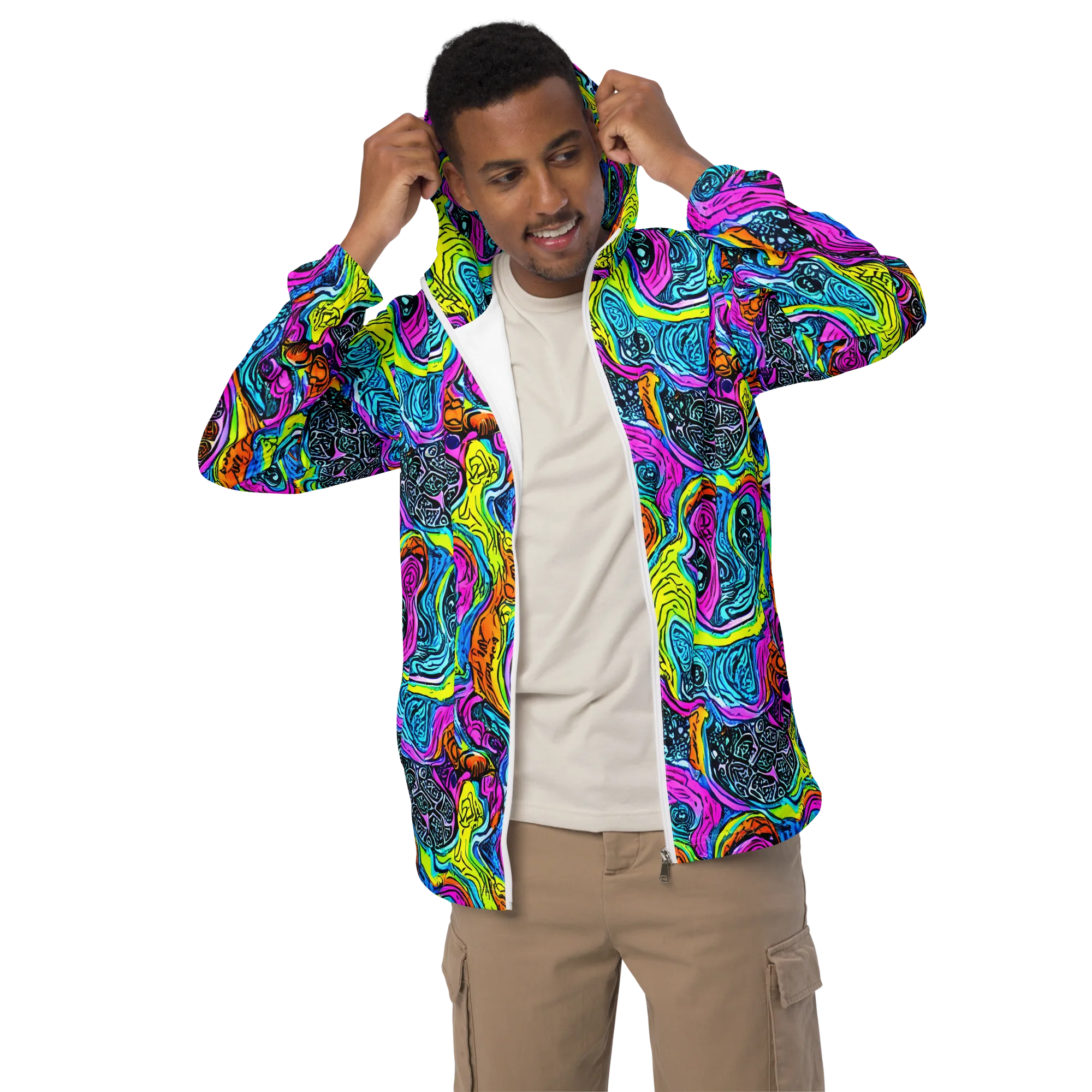 Prism Reef on Men's Windbreaker — Front