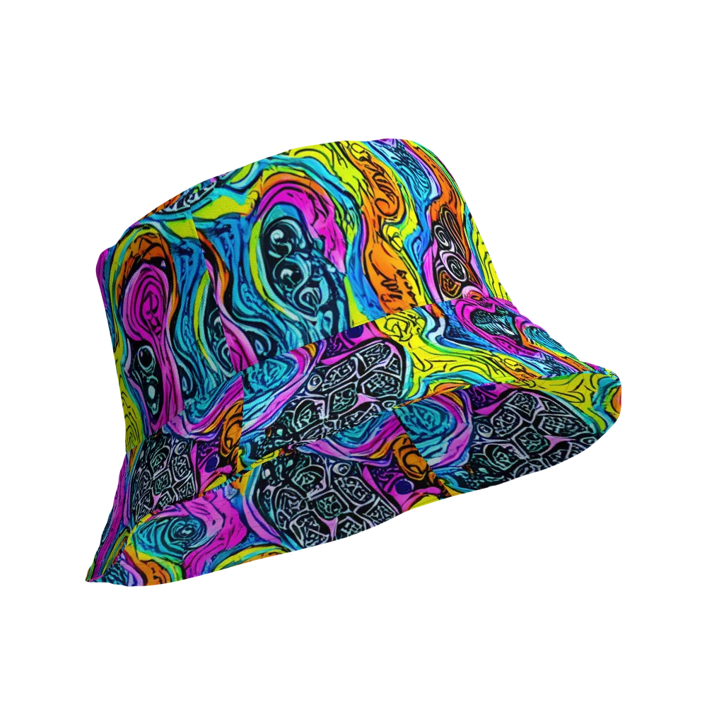 Prism Reef on Reversible Bucket Hat — Product details Outside