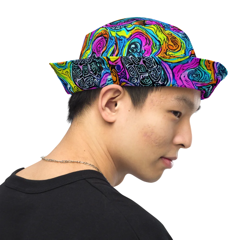 Prism Reef on Reversible Bucket Hat — Right Outside