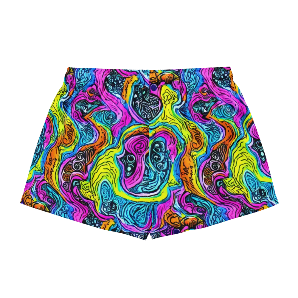 Prism Reef on Women's Pajama Shorts — Back