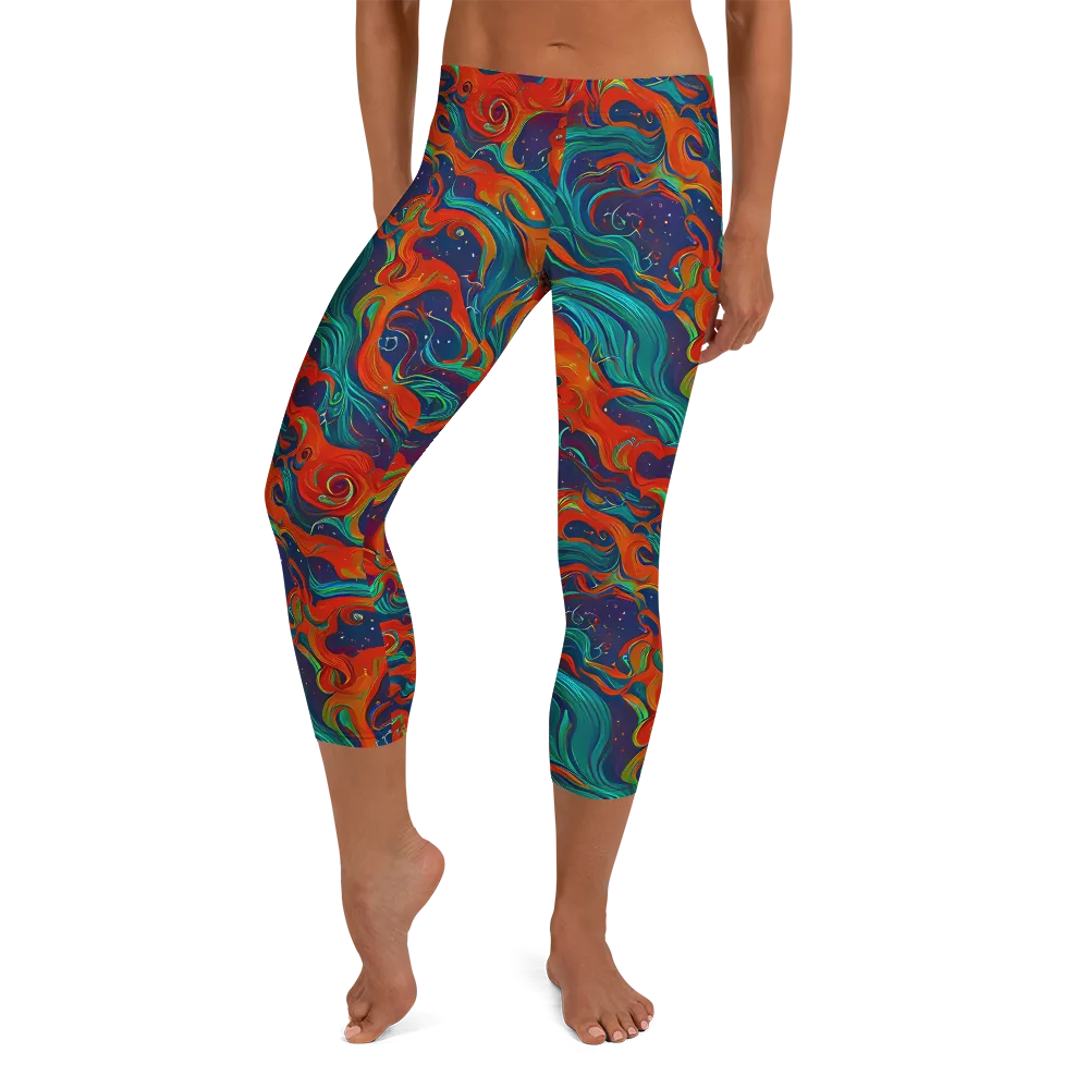 Aurora Furnace on Capri Leggings — Front